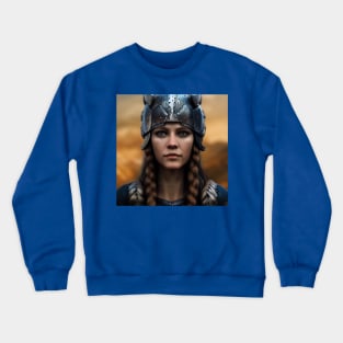 Viking Shield Maiden Crewneck Sweatshirt